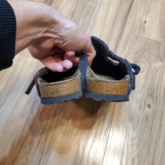 Birkenstock Wool Felt Clogs Gray Size 35 women's 4/4.5 - Picture 5 of 6